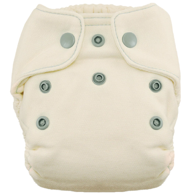 Fitted Cloth Diaper One Size with Snap Buttons Overnight Diaper with 2 Cotton Hemp Inserts 