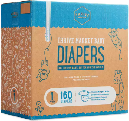 thrive market diapers